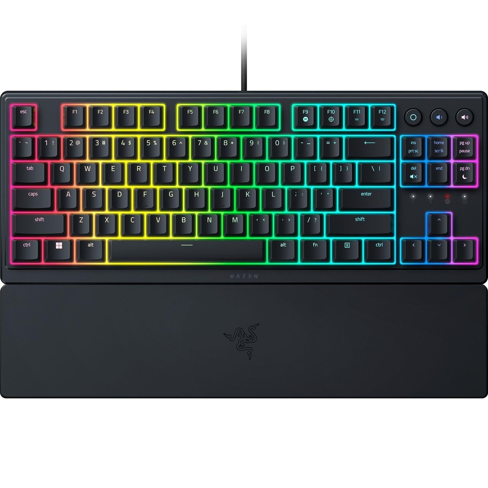 Razer Ornata V3 TKL Tenkeyless Gaming Keyboard Low-Profile Mecha-Membrane Black
